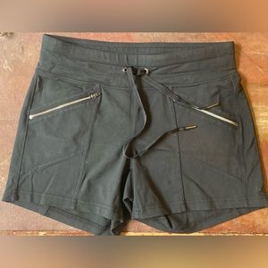 Black Athleta Zip Short size XS